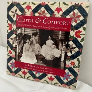 Cloth & Comfort Quilt Pattern Coffee Table Book women quilts and diaries 90s